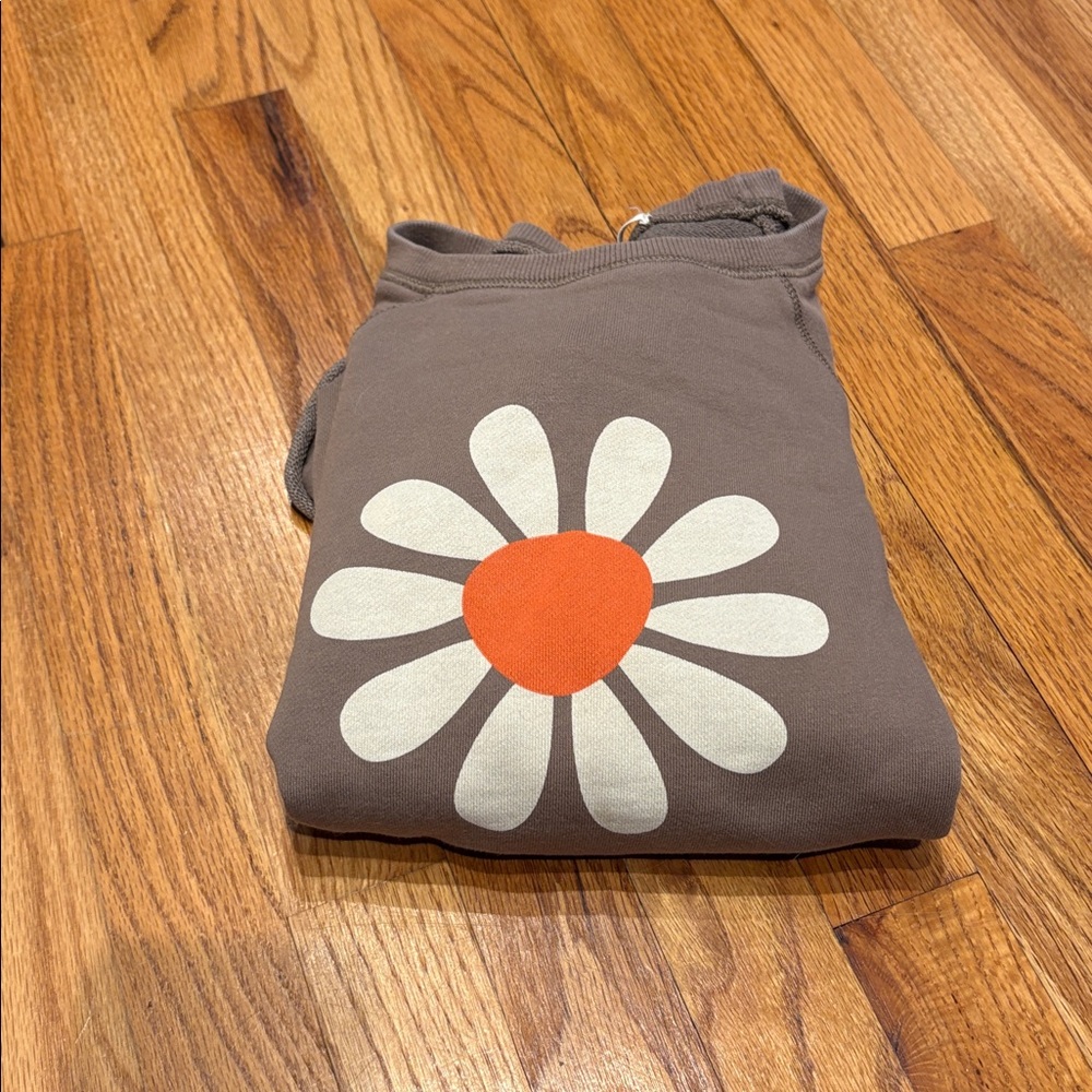 Natural Life brown daisy sweatshirt